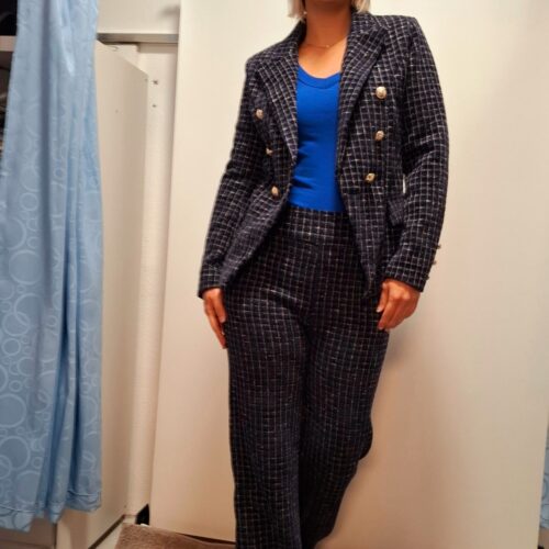 Eleganten ženski blazer/suknjič iz tvida - slika 5