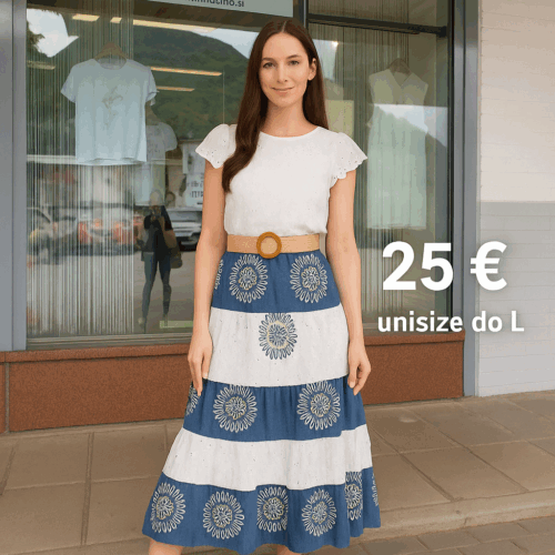 Ženska dolga obleka ANI - slika 1