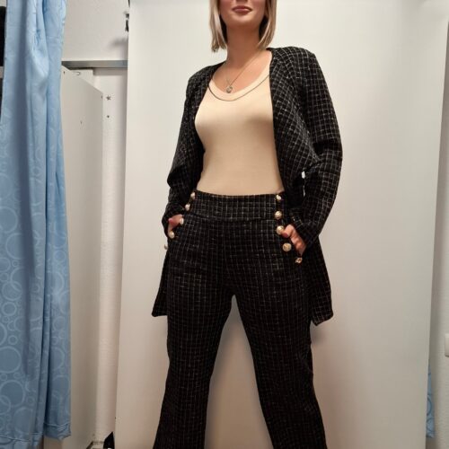 Eleganten ženski blazer/suknjič iz tvida - slika 1