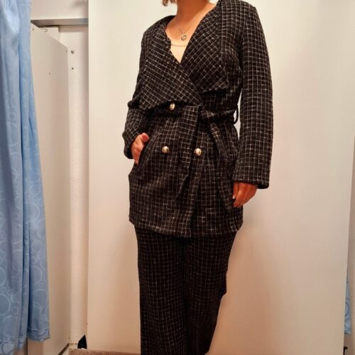 Eleganten ženski blazer/suknjič iz tvida - slika 4