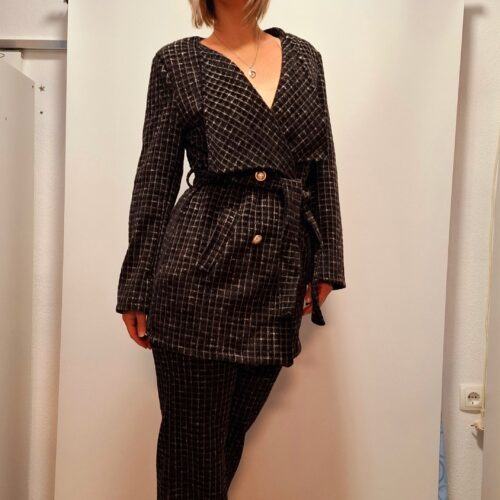 Eleganten ženski blazer/suknjič iz tvida - slika 3