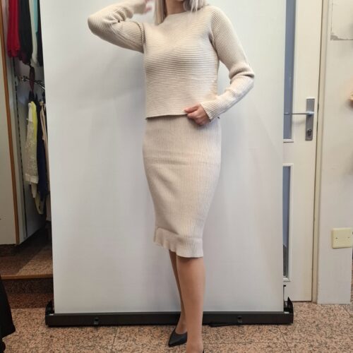 Ženska obleka +pulover - slika 3