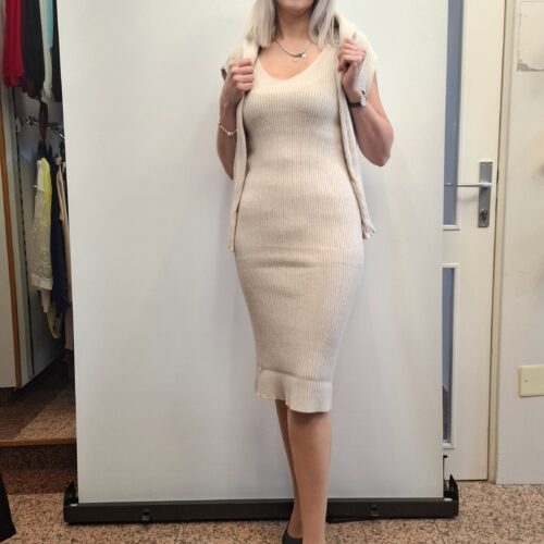 Ženska obleka +pulover - slika 1