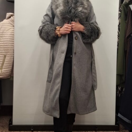 Eleganten plašč ženski ANA - slika 3