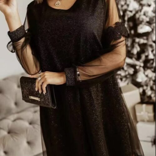 Ženska obleka ABIYI - slika 1