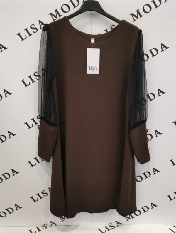 spletna-trgovina-z-zenskimi-oblacili-obleka-rjava