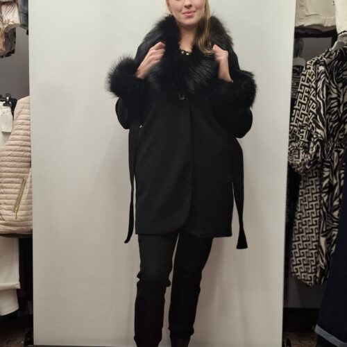 Eleganten plašč ženski ANI - slika 2