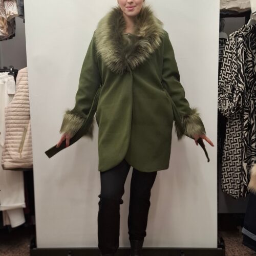 Eleganten plašč ženski ANI - slika 2