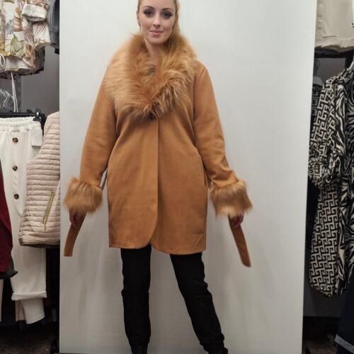 Eleganten plašč ženski ANI - slika 2