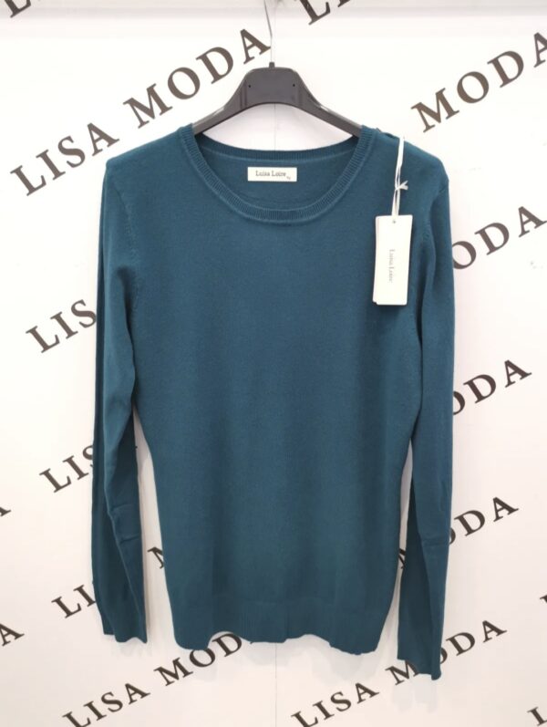 spletna-trgovina-z-zenskimi-oblacili-pulover-petrolej