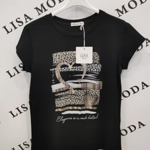 Ženska majica ABE - s kratkimi rokavi - slika 1