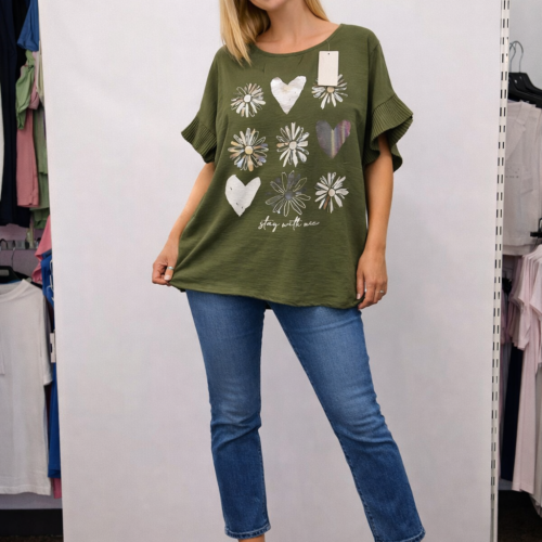 Ženska majica ALENKA - kratek rokav - slika 1