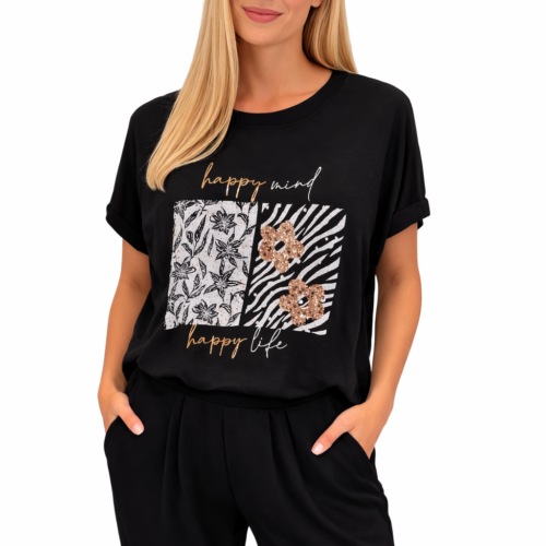 Ženska majica ANI - kratek rokav - slika 1