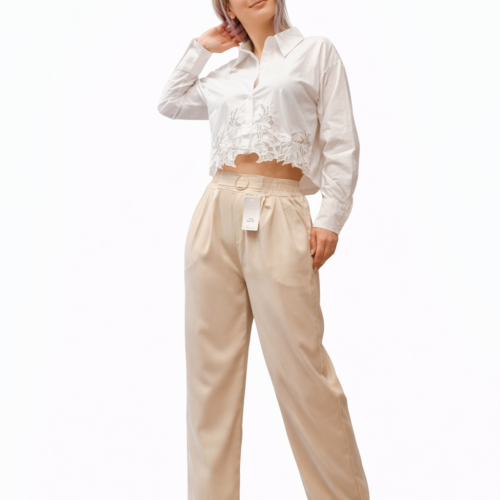 Ženske hlače ABAY - pomlad, poletje - slika 1