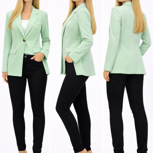 Eleganten ženski blazer BARBA - dolg rokav - slika 2