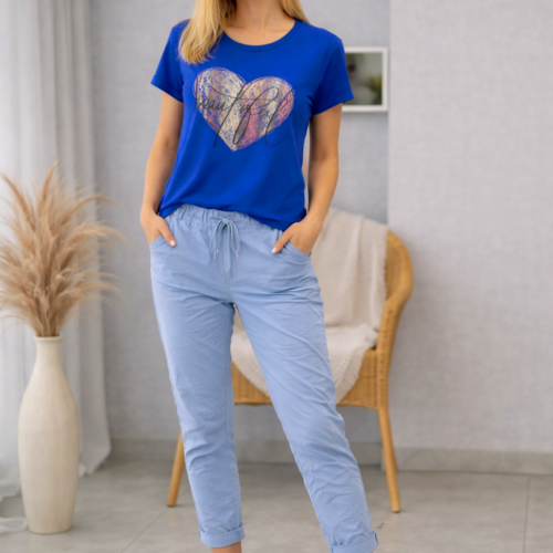 Ženska majica ABAY - s kratkimi rokavi - slika 1