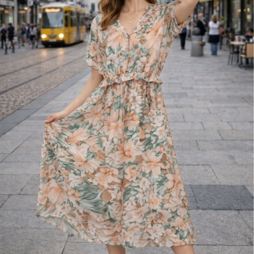 Ženska obleka ANJA - slika 1