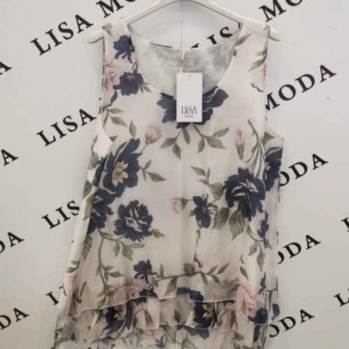 Cvetlična elegantna bluza - slika 2