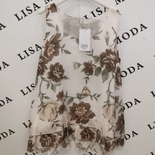 Cvetlična elegantna bluza - slika 2