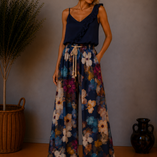 Eleganten top z volančki - slika 1