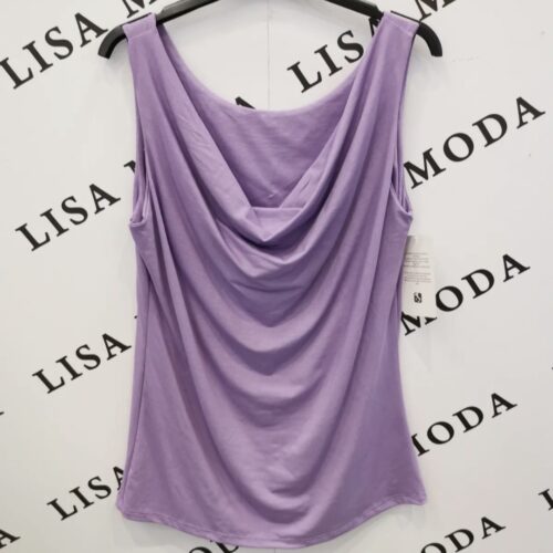 Eleganten top s padajočim izrezom - slika 2