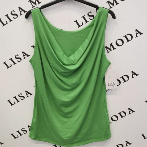 Eleganten top s padajočim izrezom - slika 2