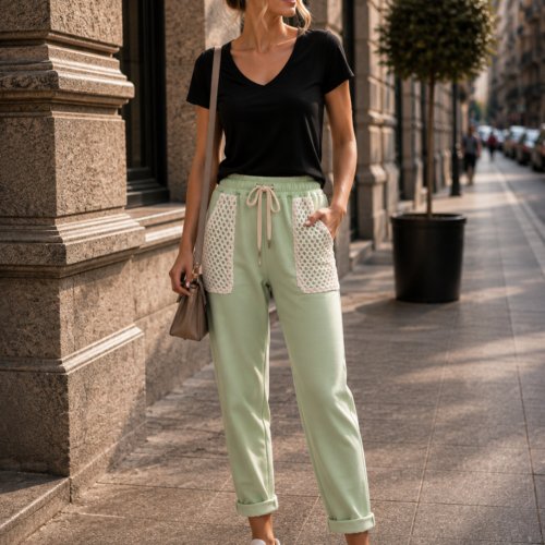 ANA - ženske casual hlače - slika 1