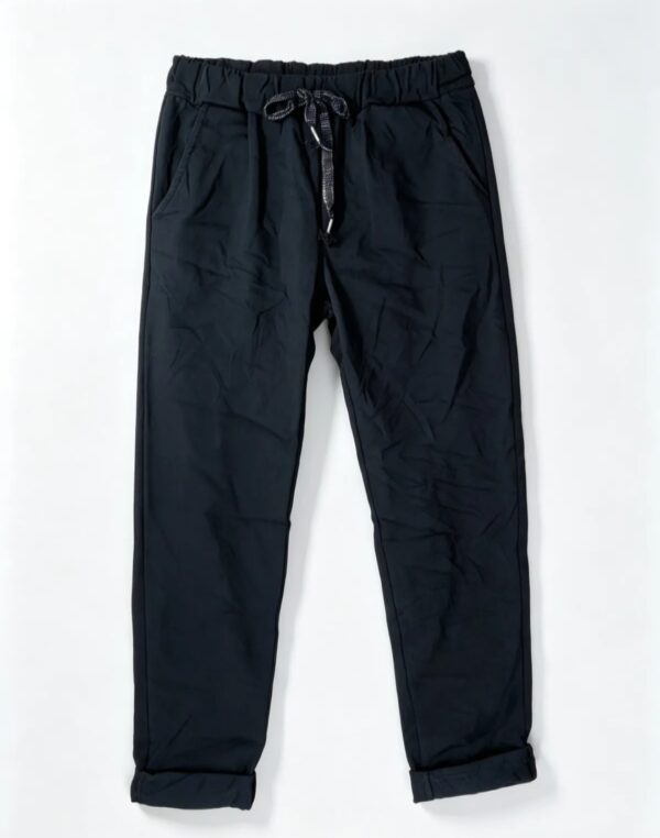 spletna-trgovina-zenska-oblacila-crne-casual-hlace-z-vrvico-tn-modno